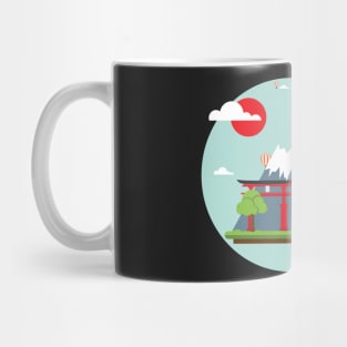 The land of the rising Sun Mug